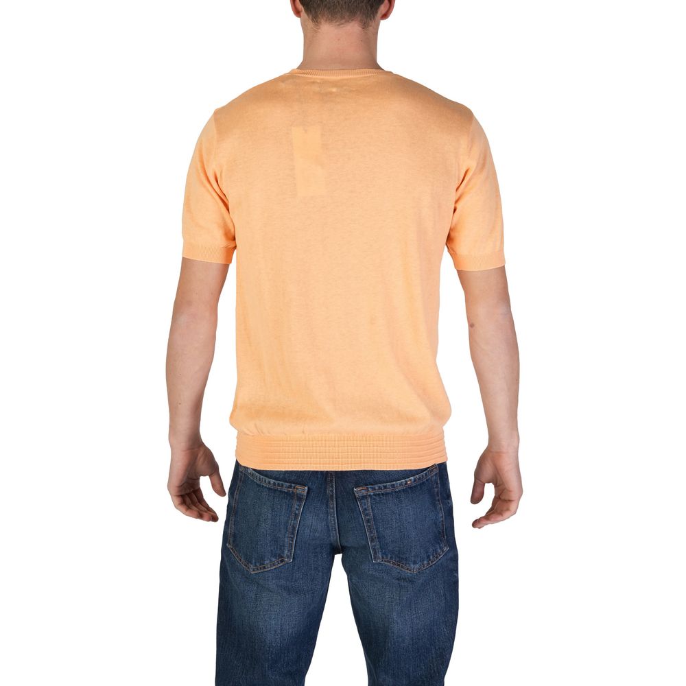 T-Shirt by Hamaki-Ho for men in cotton orange features a plush silhouette, showcasing a sophisticated and for a truly plush finish.