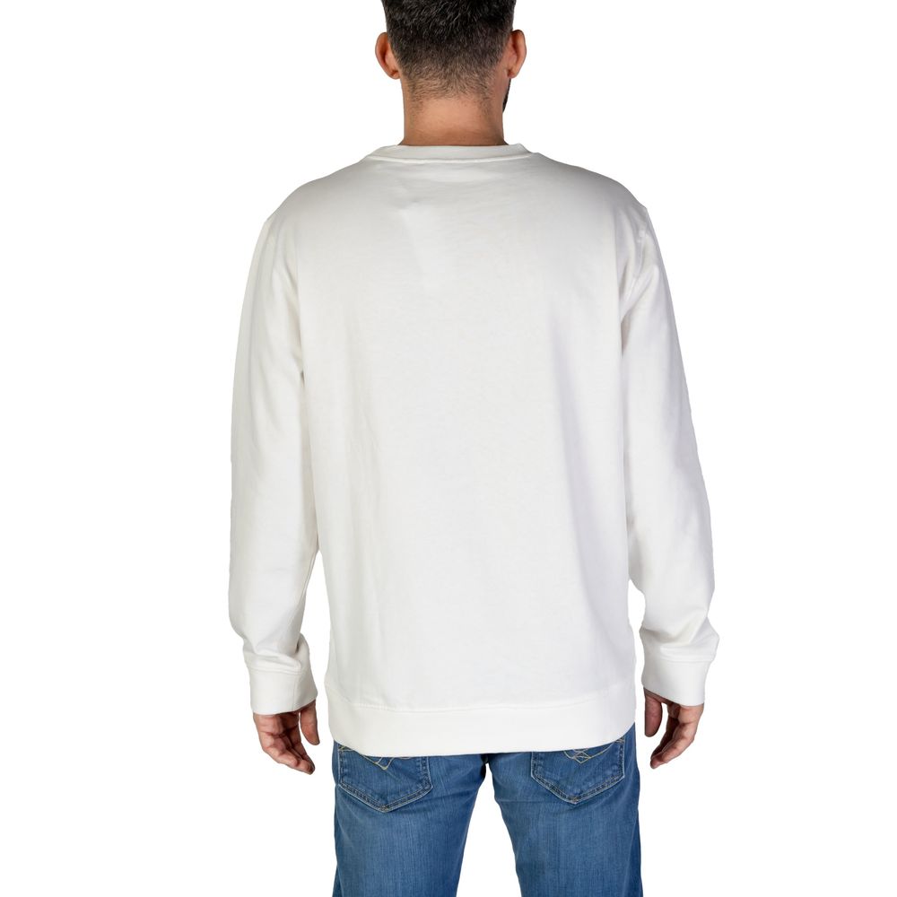 Sweater by Hamaki-Ho for men in cotton white features an polished silhouette, showcasing refined and a sophisticated for a truly polished finish.