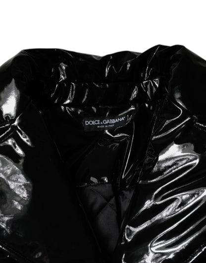 Dolce & Gabbana Women's Blouson Polyester & Polyurethane Jacket - Black
