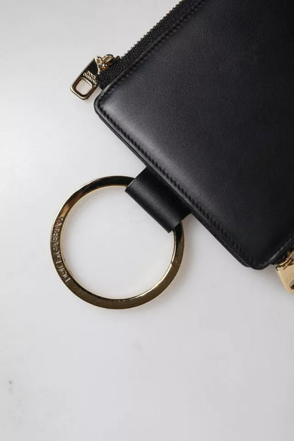 Dolce & Gabbana Leather Cardholder Wallet - Black