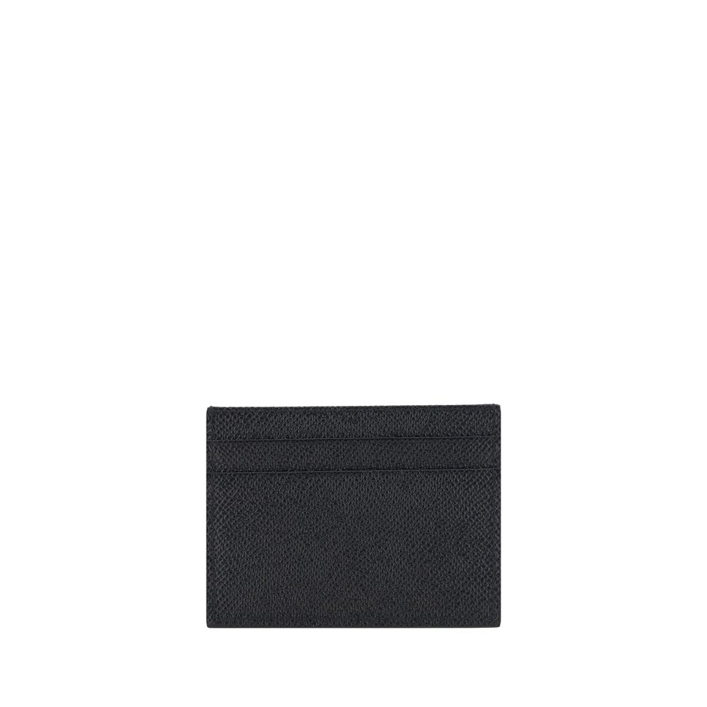 Cardholder Wallet by Dolce & Gabbana for women in calfskin leather black presents a architectural silhouette from the Calfskin Leather Cardholder Wallet collection, showcasing architectural card-organization compact-design for a architectural finish.