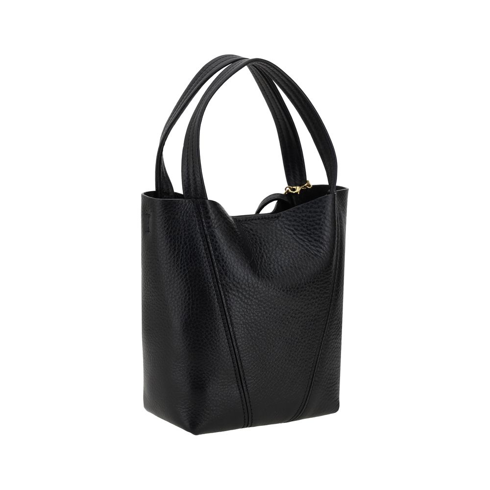 Shoulder Bag by Chloé for women in grained horse leather black & monogram showcases a enviable silhouette, artfully detailed with a secure magnetic & button, organized single-compartment, and versatile shoulder-strap, handle & adjustable-strap for a enviable look.