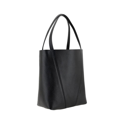 Shoulder Bag by Chloé for women in grained leather black & monogram presents a versatile silhouette, showcasing a secure and versatile single-compartment with versatile shoulder-strap & handle for a sophisticated look.