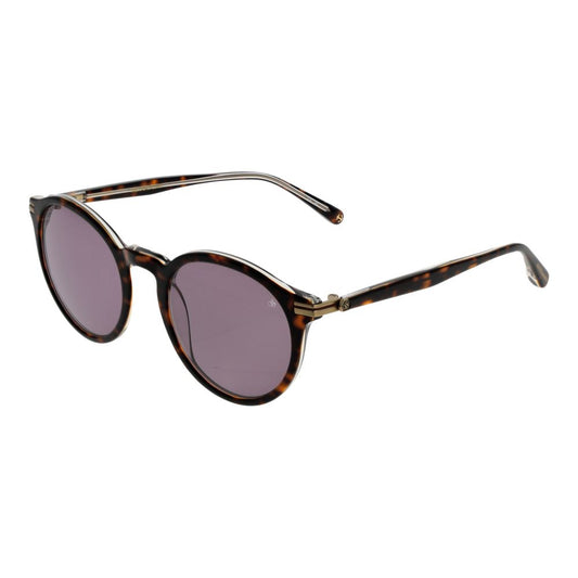 Scotch & Soda Panto Non-Polarized Medium-Tint Acetate Sunglasses - Brown