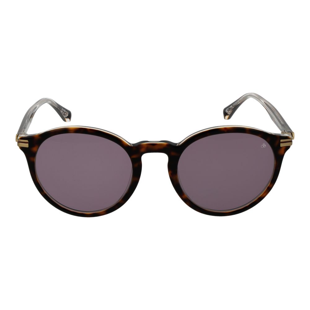 Scotch & Soda Panto Non-Polarized Medium-Tint Acetate Sunglasses - Brown