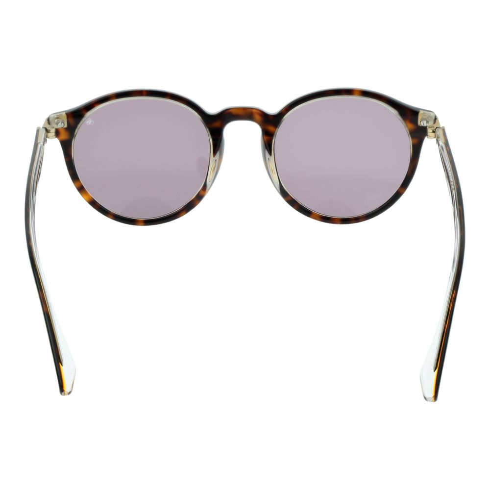 Scotch & Soda Panto Non-Polarized Medium-Tint Acetate Sunglasses - Brown