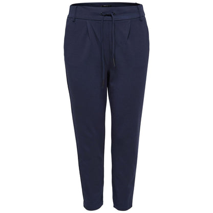 Activewear Jogger Pants by Only for women in stretch viscose & nylon blue features a contemporary silhouette with , a contemporary wide, long hem, and for a premium, high-performance aesthetic.