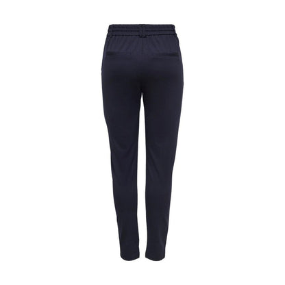 Activewear Jogger Pants by Only for women in stretch viscose & nylon blue features an dynamic wide with long, , and functional for an dynamic silhouette.