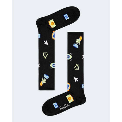 Happy Socks Black Cotton Women's Socks