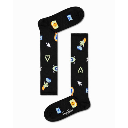 Happy Socks Black Cotton Women's Socks