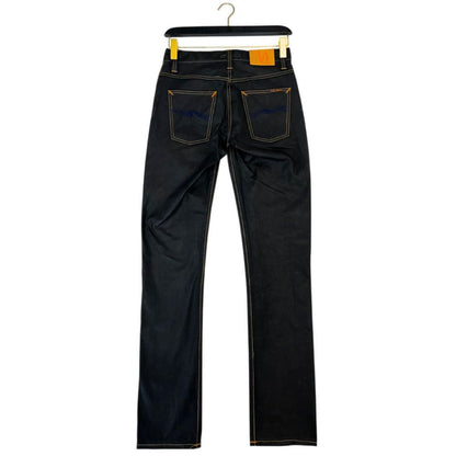 Jeans by Nudie Jeans for men in denim cotton black features a refined silhouette with a refined , defined by a and a refined long for a refined finish.