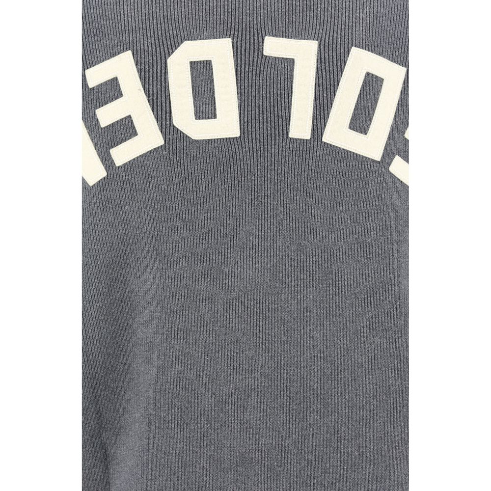 Cardigan by Golden Goose for men in stretch polyamide cotton gray & monogram features an impeccable silhouette, showcasing a sophisticated and detail for a truly impeccable finish.
