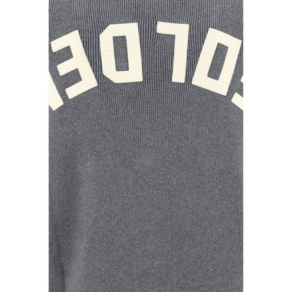Cardigan by Golden Goose for men in stretch polyamide cotton gray & monogram features an impeccable silhouette, showcasing a sophisticated and detail for a truly impeccable finish.
