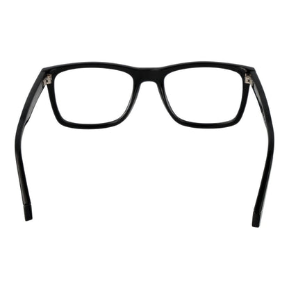 Eyeglasses Frames by Polaroid for unisex in polyester black features an refined silhouette, showcasing a sophisticated black coloured frame and refined full-frame frame design for a refined look.