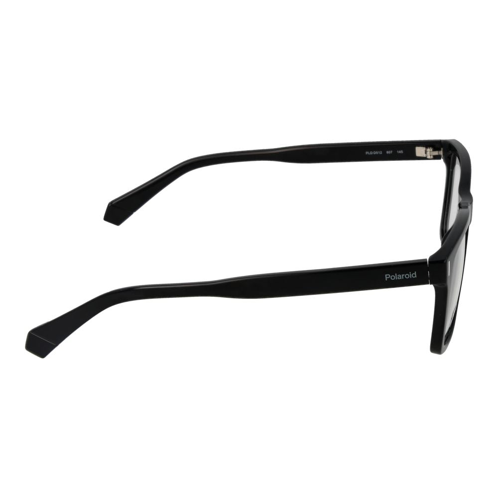 Eyeglasses Frames by Polaroid for unisex in black features an refined silhouette, showcasing the refined black coloured frame and sophisticated full-frame frame design.