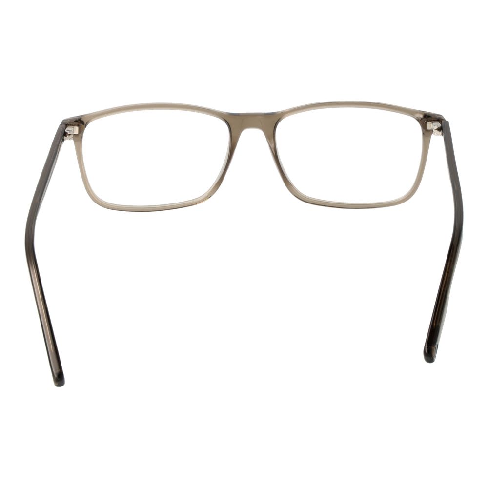 Eyeglasses Frames by Ermenegildo Zegna for men in olive features an refined silhouette, showcasing the refined olive coloured frame and sophisticated full-frame frame design.