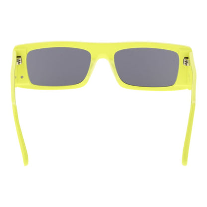 Sunglasses by GCDS for unisex in acetate green features an ethereal rectangle full-rim frame design with green coloured frame frames and non-polarized category-3-dark-tint lens for a ethereal finish.