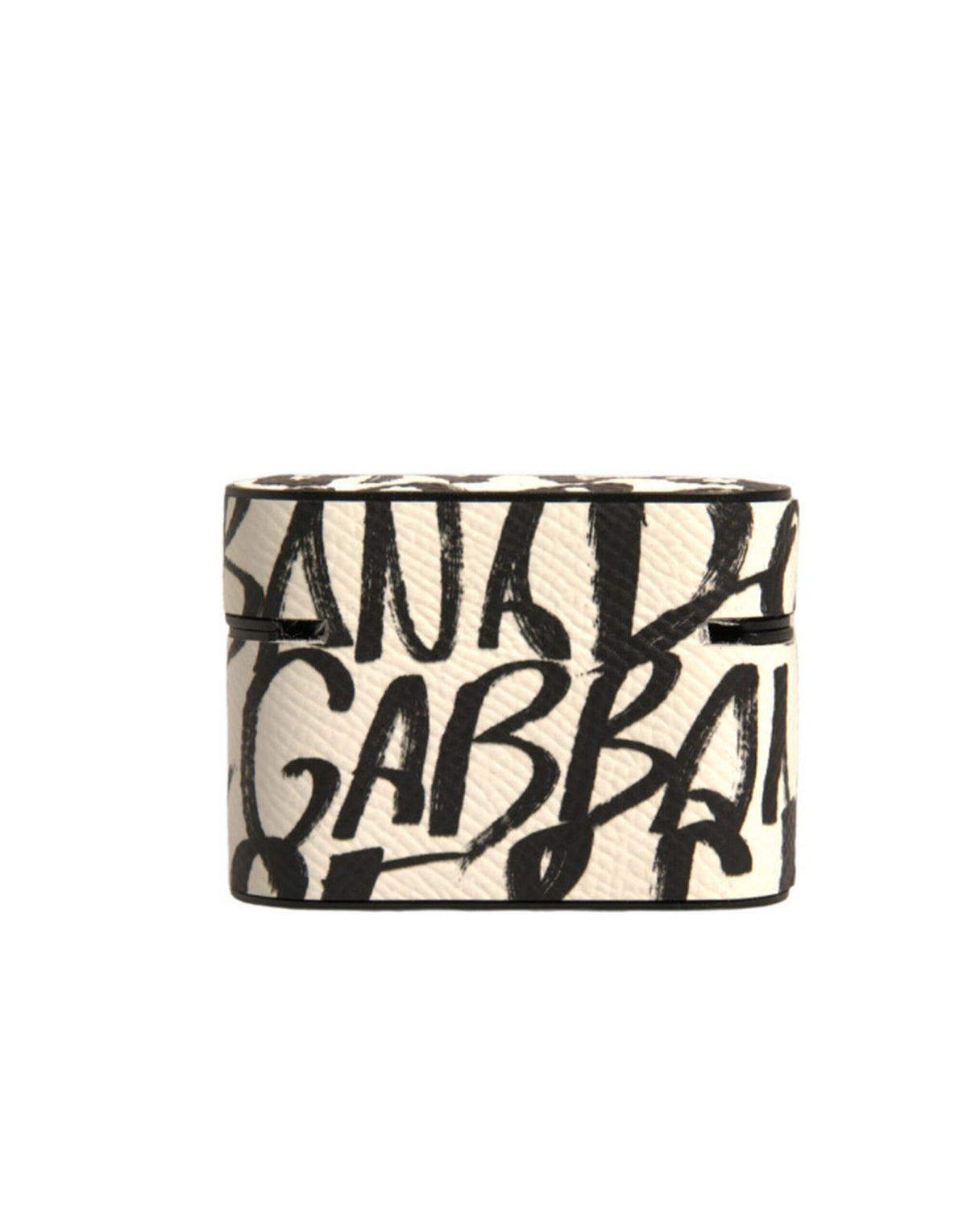 Dolce & Gabbana Leather Earbuds Carrying Case - Black White
