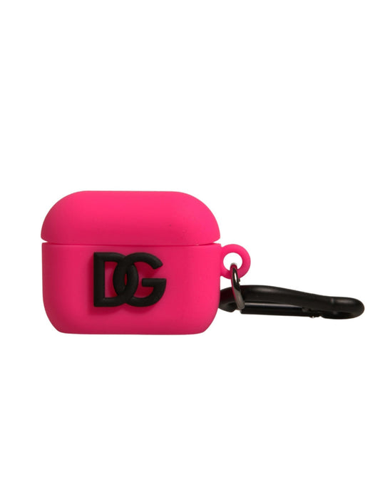Dolce & Gabbana Rubber & Silicone Earbuds Carrying Case - Pink