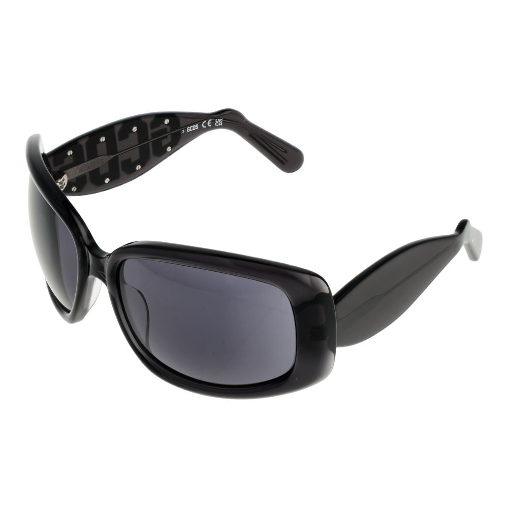GCDS Butterfly Non-Polarized Dark-Tint Acetate Sunglasses - Black
