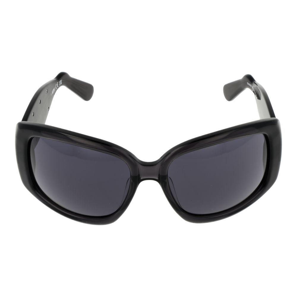 GCDS Butterfly Non-Polarized Dark-Tint Acetate Sunglasses - Black