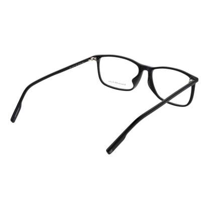 Eyeglasses Frames by Ermenegildo Zegna for men in acetate black features an refined silhouette, showcasing the refined black coloured frame and sophisticated full-frame frame design.