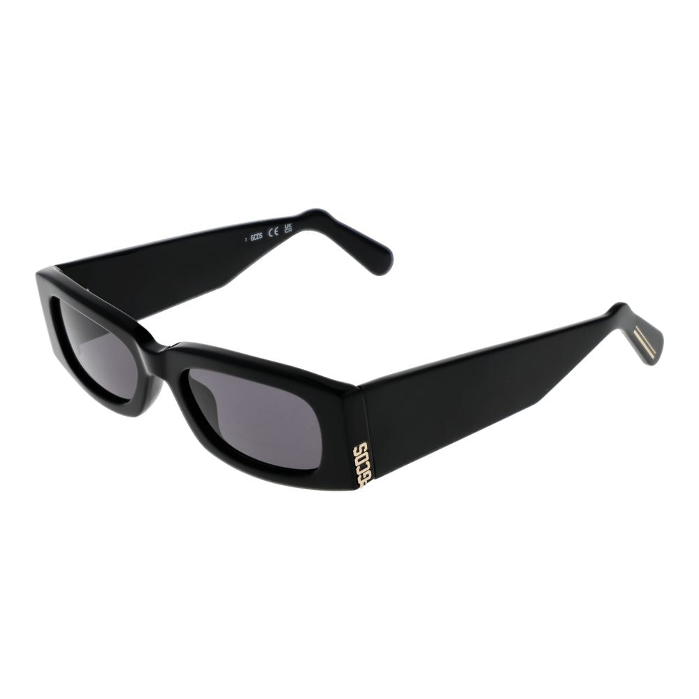 GCDS Rectangle Non-Polarized Dark-Tint Acetate Sunglasses - Black