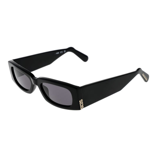 GCDS Rectangle Non-Polarized Dark-Tint Acetate Sunglasses - Black