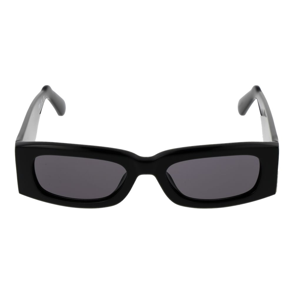GCDS Rectangle Non-Polarized Dark-Tint Acetate Sunglasses - Black