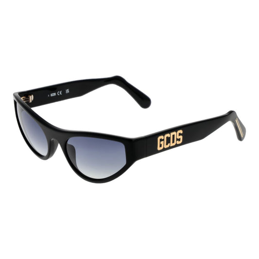 GCDS Cat-Eye Gradient Medium-Tint Acetate Sunglasses - Black