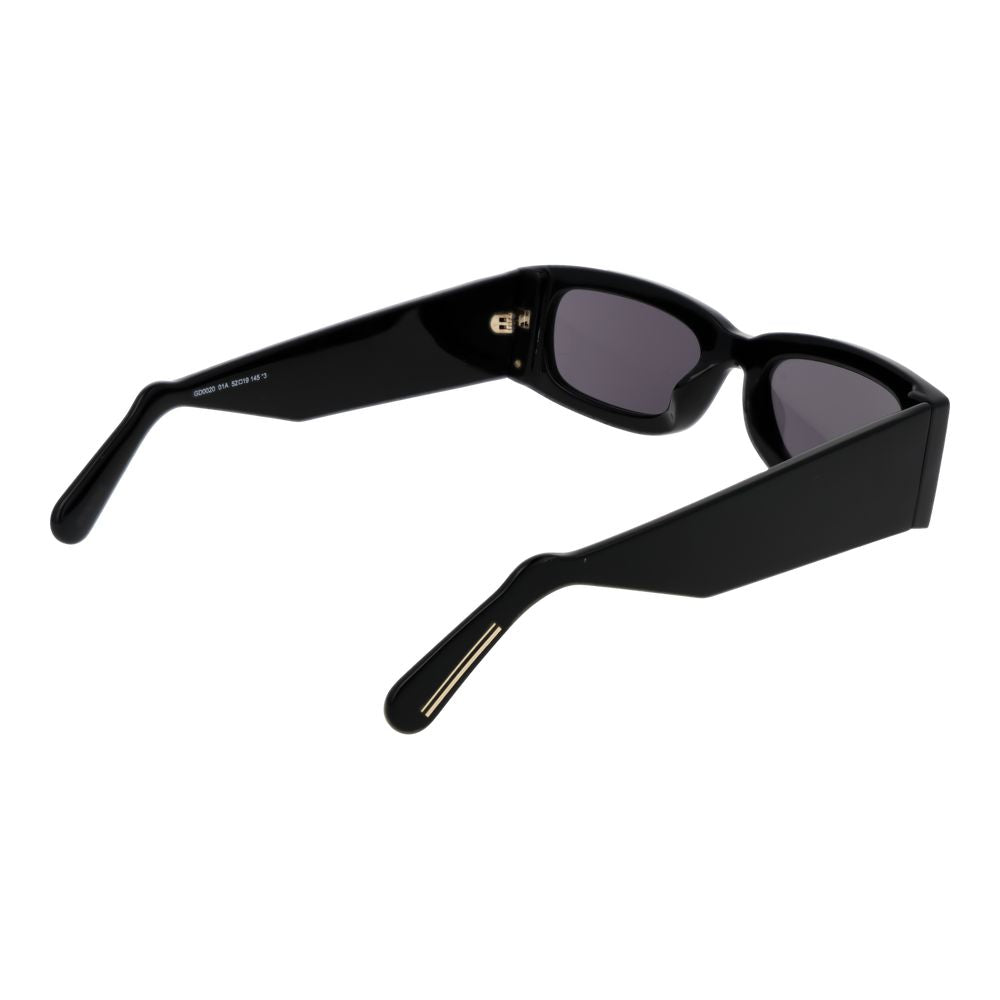 GCDS Rectangle Non-Polarized Dark-Tint Acetate Sunglasses - Black