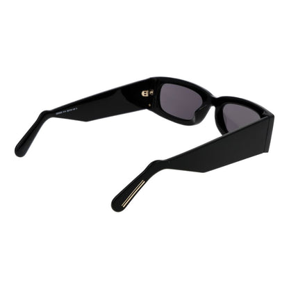 GCDS Rectangle Non-Polarized Dark-Tint Acetate Sunglasses - Black