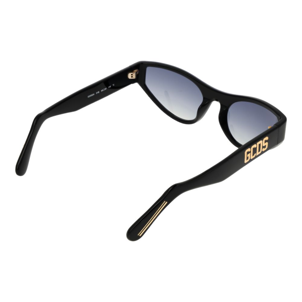 GCDS Cat-Eye Gradient Medium-Tint Acetate Sunglasses - Black