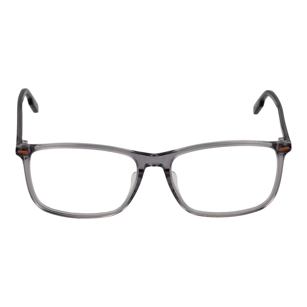 Eyeglasses Frames by Ermenegildo Zegna for men in acetate and gray showcases an refined full-frame frame design featuring a sophisticated gray coloured frame for an refined and refined aesthetic.
