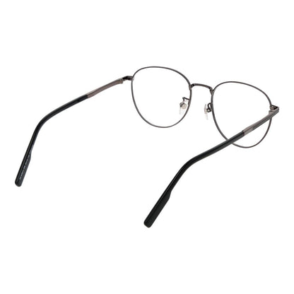 Eyeglasses Frames by Ermenegildo Zegna for men in titanium and gray showcases a refined silhouette, detailed with a gunmetal coloured frame finish and a sophisticated full-frame frame design.