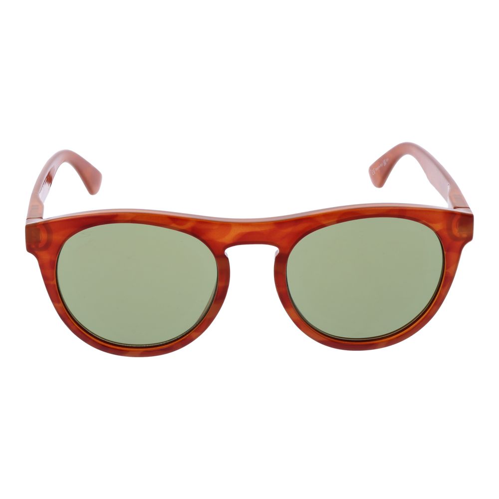 Sunglasses by Serengeti for unisex in plastic orange features an lustrous full-rim panto frame design with orange coloured frame detailing and photochromatic category-2-medium-tint lens for a lustrous aesthetic.