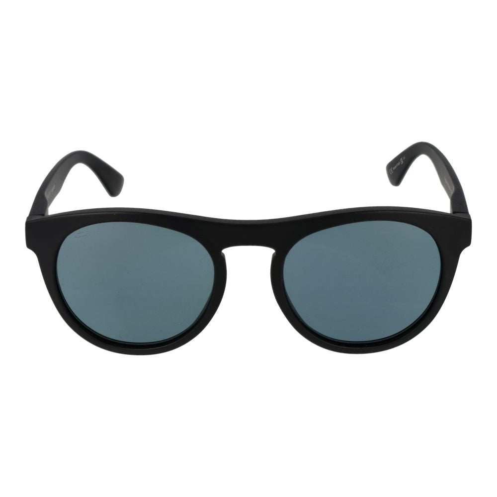 This Sunglasses by Serengeti for unisex in plastic black presents a sumptuous silhouette, showcasing a sumptuous full-rim panto frame design in black coloured frame and high-performance photochromatic polarized category-2-medium-tint lens.