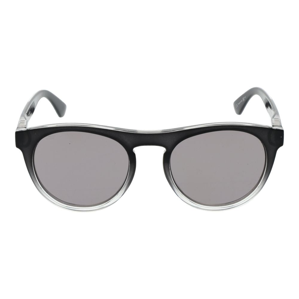 Sunglasses by Serengeti for unisex in plastic and gray featuring an opulent full-rim panto frame design with a sophisticated gray coloured frame finish and high-performance photochromatic polarized category-2-medium-tint lens.