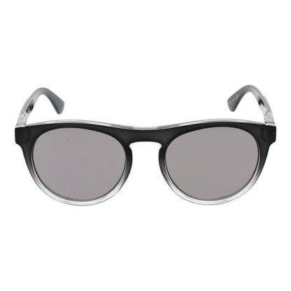 Sunglasses by Serengeti for unisex in plastic and gray featuring an opulent full-rim panto frame design with a sophisticated gray coloured frame finish and high-performance photochromatic polarized category-2-medium-tint lens.