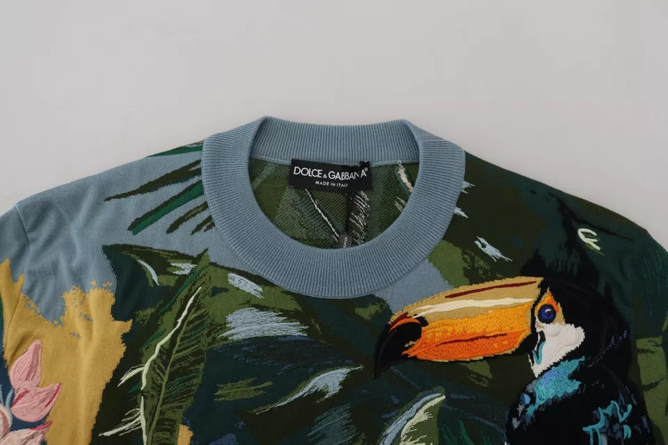 Dolce & Gabbana Men's Wool & Silk Sweater - Multicolor