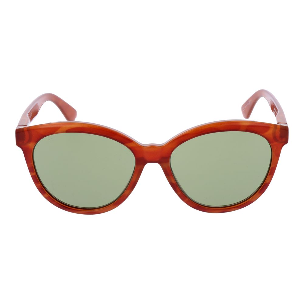 Sunglasses by Serengeti for unisex in plastic orange features an lustrous full-rim round frame design with orange coloured frame detailing and photochromatic category-2-medium-tint lens for a lustrous aesthetic.