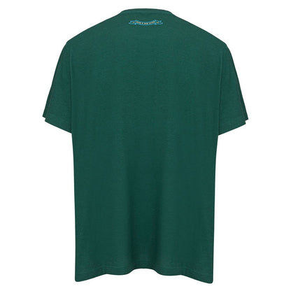 T-Shirt by Dsquared² for men in cotton green features a plush silhouette, showcasing a sophisticated and for a truly plush finish.
