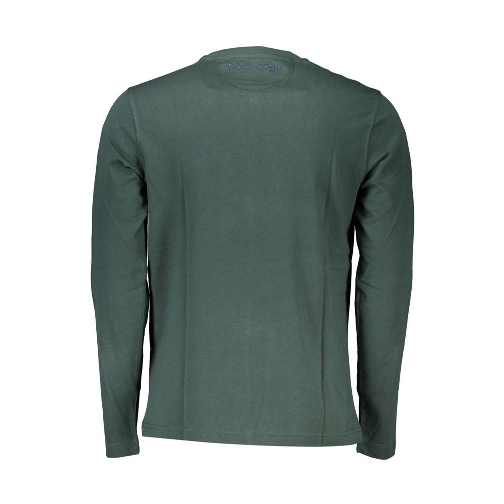T-Shirt by La Martina for men in cotton green showcases a chic silhouette, artfully detailed with a chic and for a chic finish.