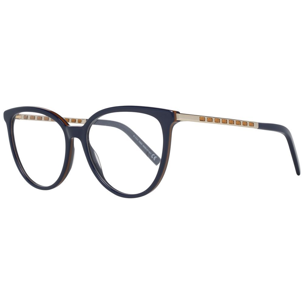 Eyeglasses Frames by Tod's for women in silk and blue & signature showcases a refined silhouette, detailed with a blue coloured frame finish and a sophisticated full-frame frame design.