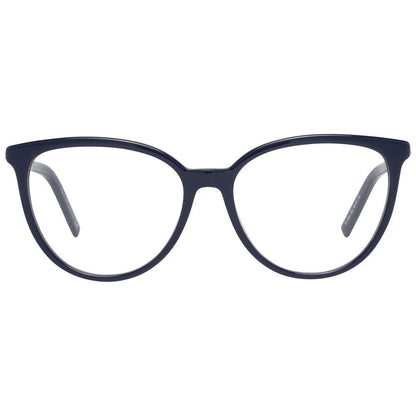 Eyeglasses Frames by Tod's for women in silk blue & signature features a refined silhouette, showcasing a refined blue coloured frame and full-frame frame design for a sophisticated, premium look.