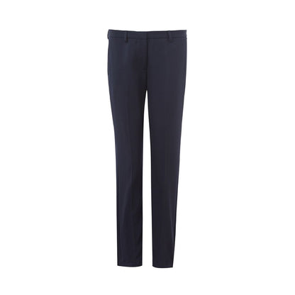 Pants by Lardini for women in wool blue features a sleek silhouette with a sleek , a refined long, and a sophisticated finish.