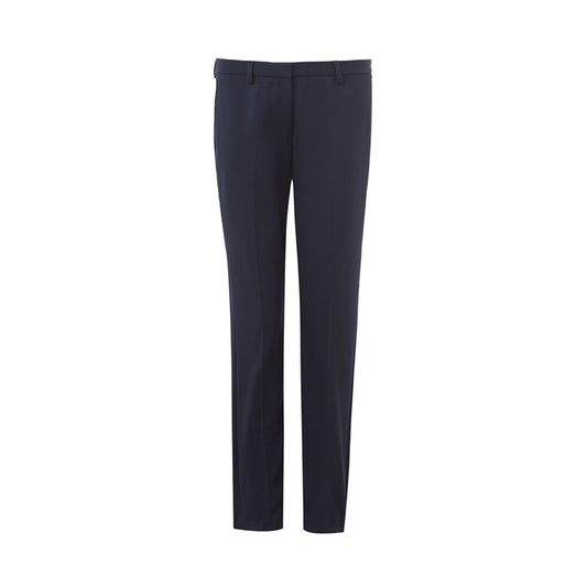 Pants by Lardini for women in wool blue features a sleek silhouette with a sleek , a refined long, and a sophisticated finish.