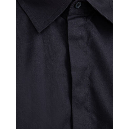 Shirt by Dolce & Gabbana for men in cotton navy showcases a sleek silhouette, elegantly detailed with a sleek and for a sleek finish.