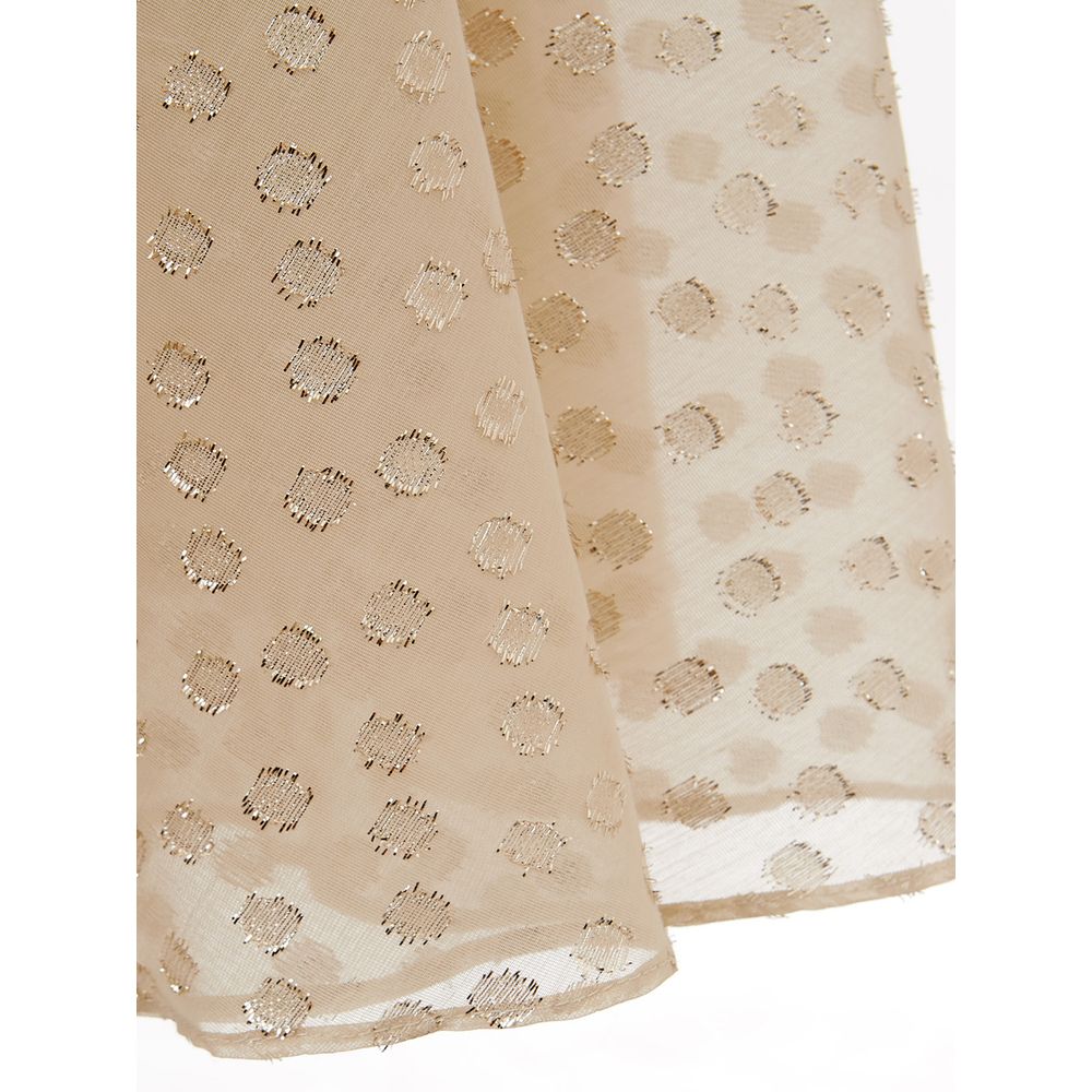 Dress by Lardini for women in cotton beige features an cute silhouette, detailed with a and that elegantly flows into a cute .