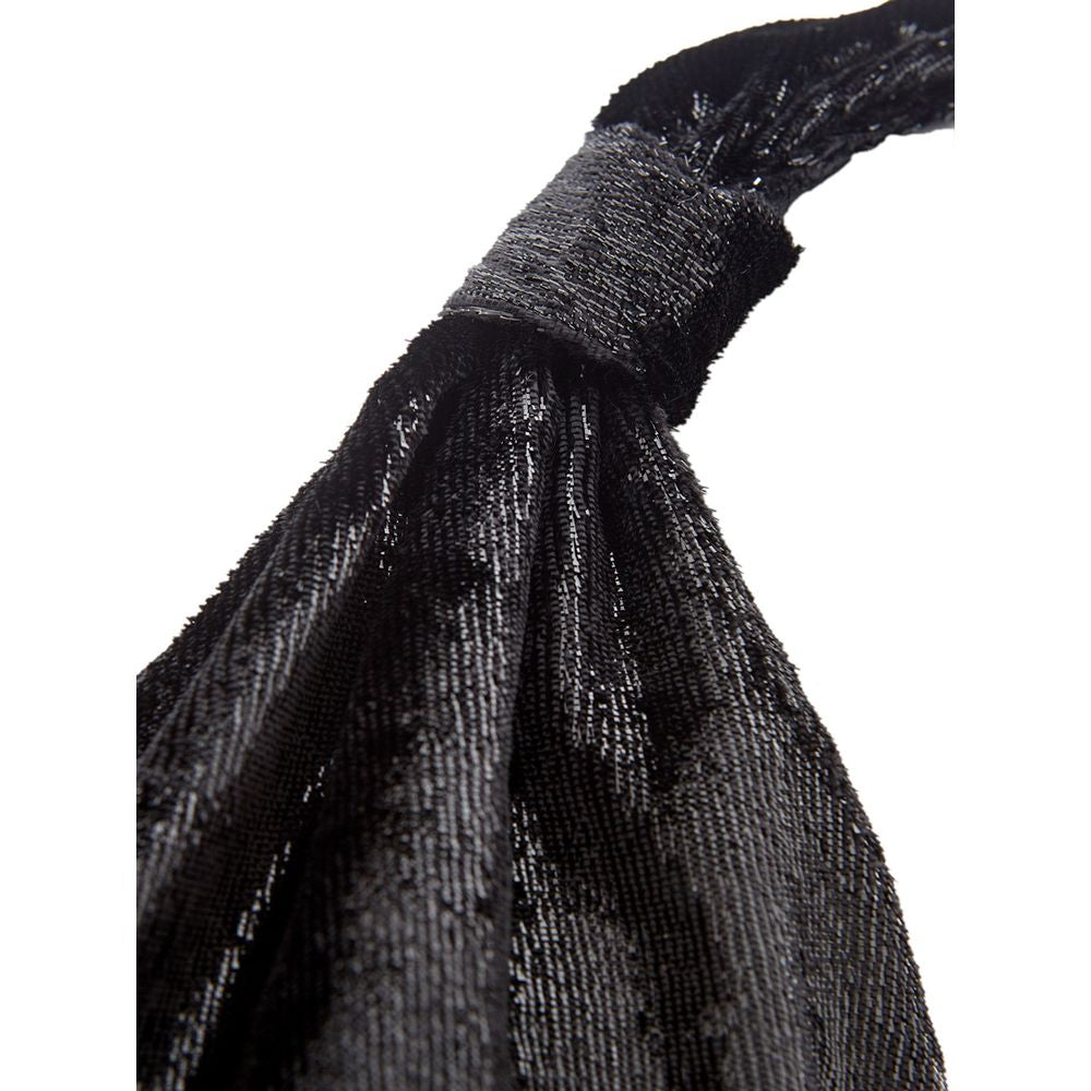 Dress by Lardini for women in polyester black features an magnificent silhouette, artfully detailed with a magnificent and that flows into an magnificent maxi.